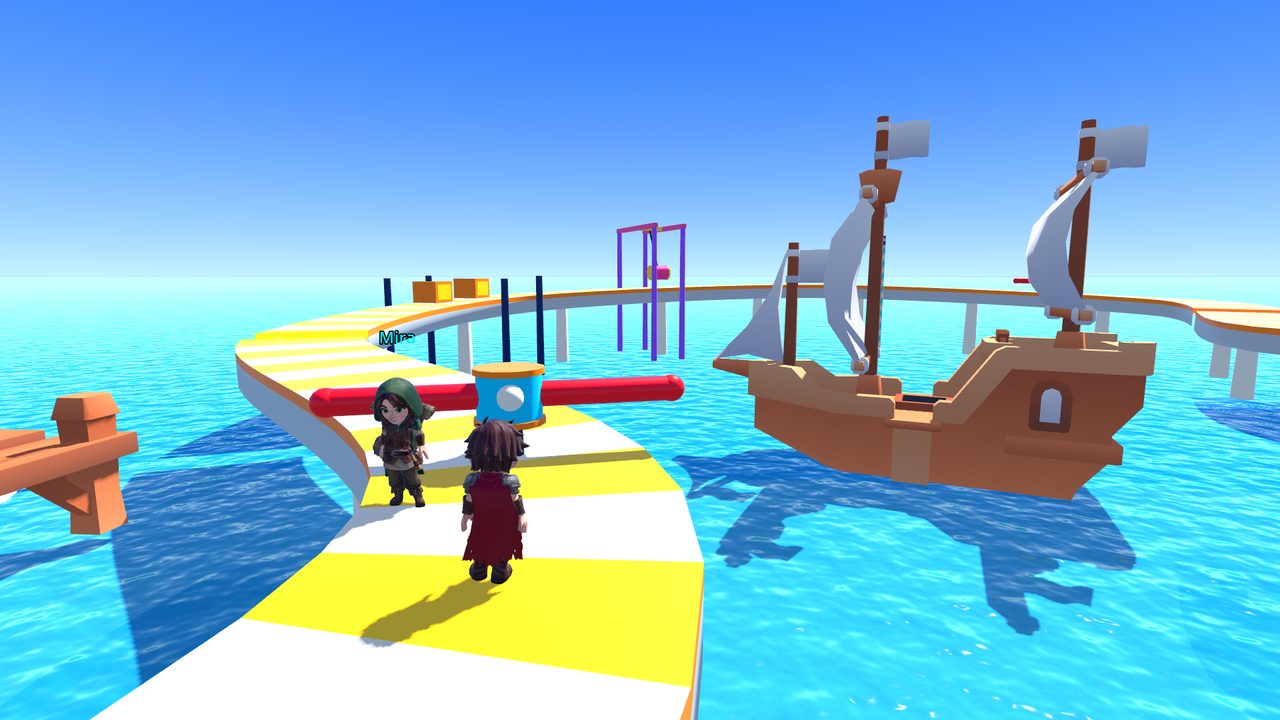 A course over the sea