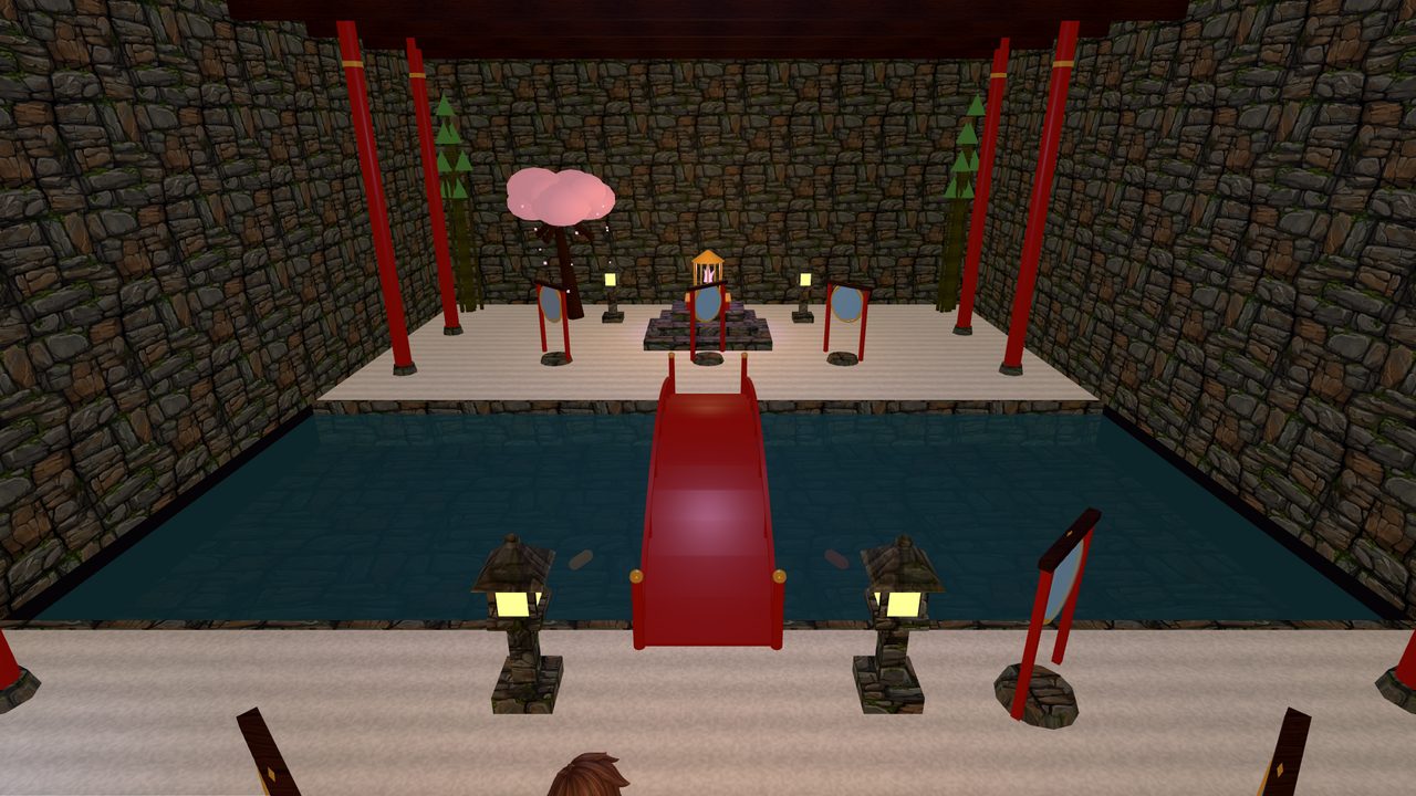 The temple garden