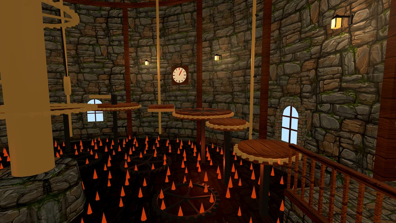 Gears in the clock room